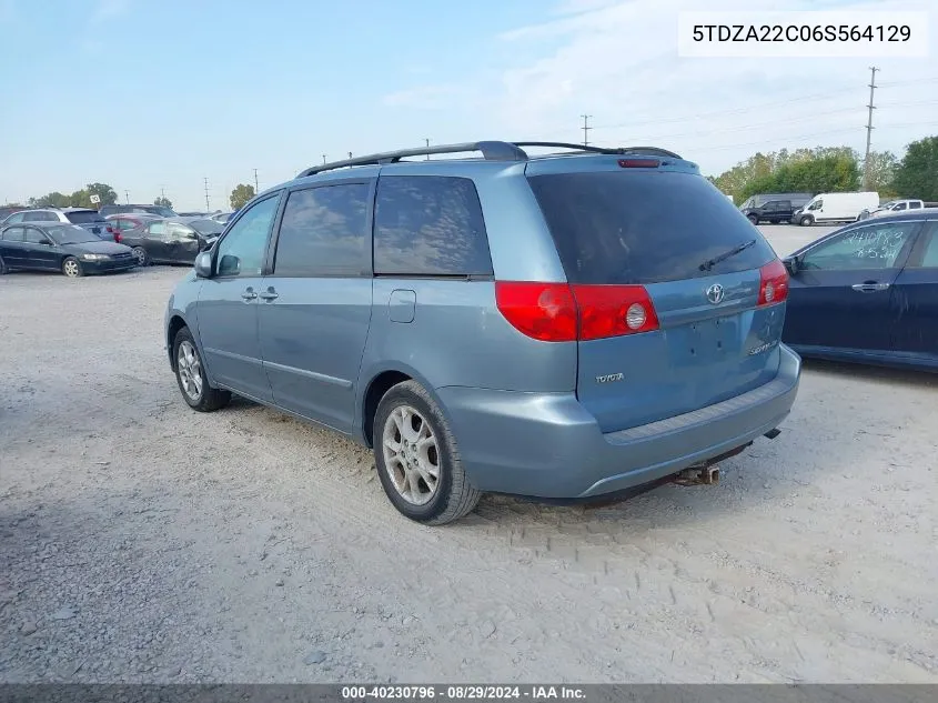 5TDZA22C06S564129 2006 Toyota Sienna Xle