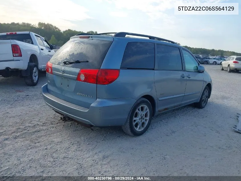 5TDZA22C06S564129 2006 Toyota Sienna Xle