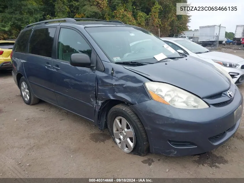 5TDZA23C06S466135 2006 Toyota Sienna Ce/Le