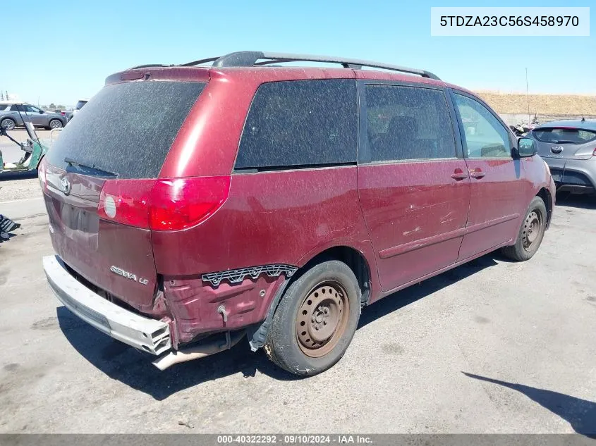 5TDZA23C56S458970 2006 Toyota Sienna Le