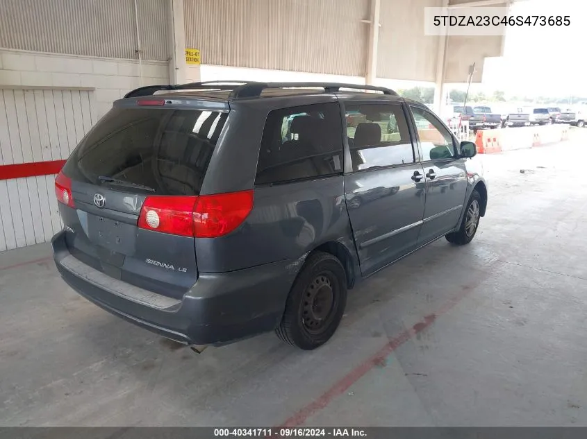 5TDZA23C46S473685 2006 Toyota Sienna Ce/Le