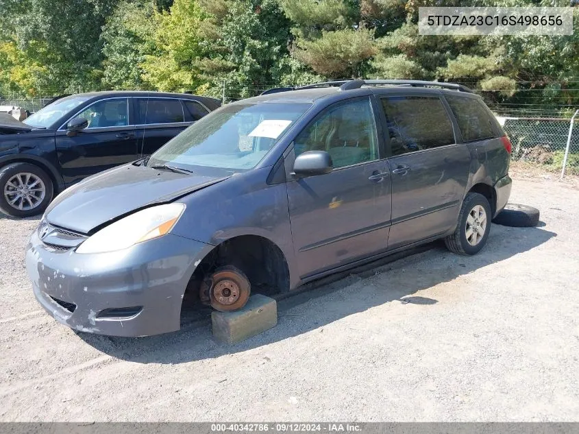 5TDZA23C16S498656 2006 Toyota Sienna Le