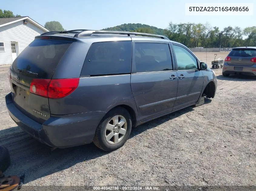 5TDZA23C16S498656 2006 Toyota Sienna Le