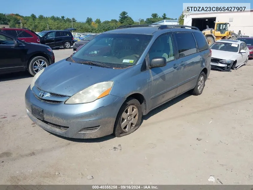 5TDZA23C86S427907 2006 Toyota Sienna Le