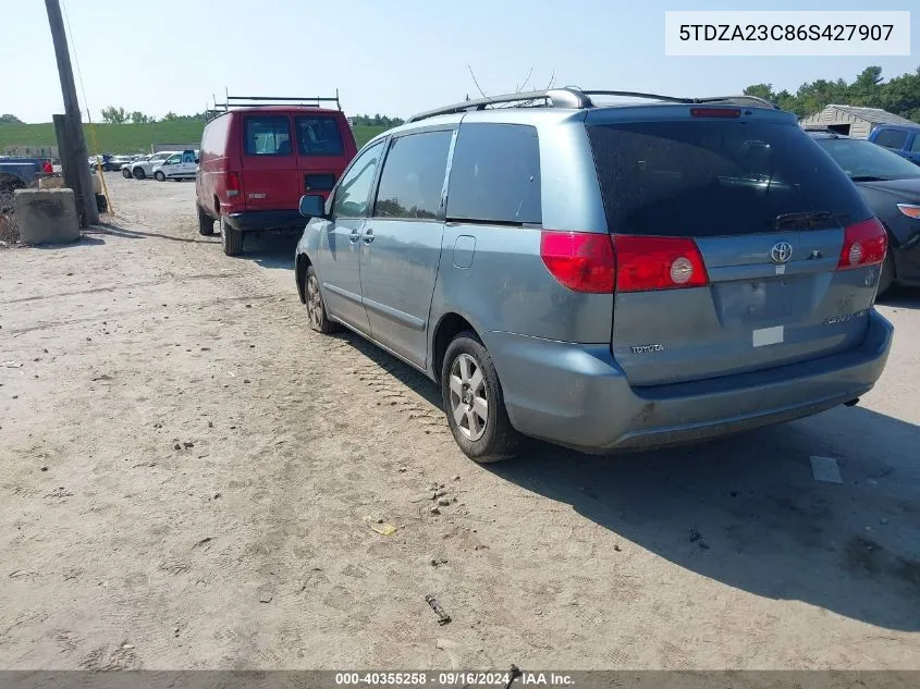 5TDZA23C86S427907 2006 Toyota Sienna Le