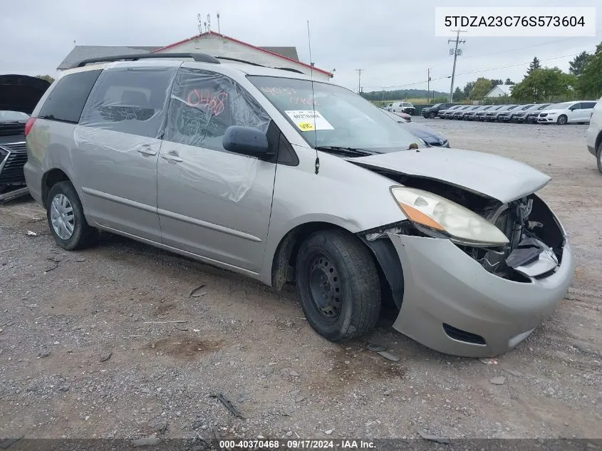 5TDZA23C76S573604 2006 Toyota Sienna Le