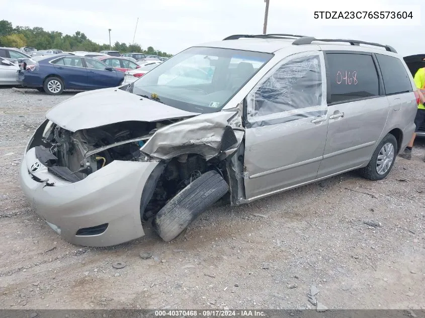 5TDZA23C76S573604 2006 Toyota Sienna Le