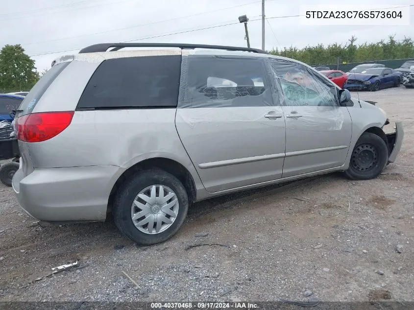 5TDZA23C76S573604 2006 Toyota Sienna Le