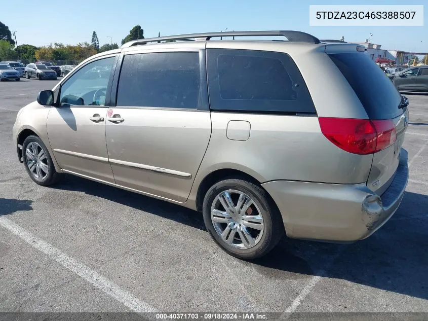 5TDZA23C46S388507 2006 Toyota Sienna Ce