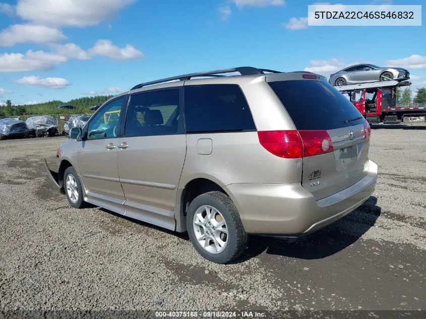 5TDZA22C46S546832 2006 Toyota Sienna