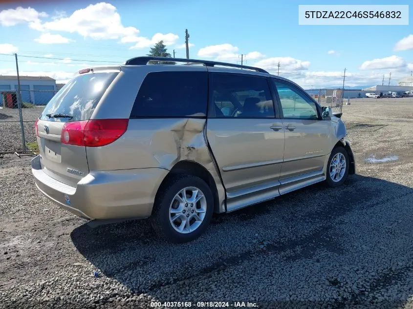 5TDZA22C46S546832 2006 Toyota Sienna