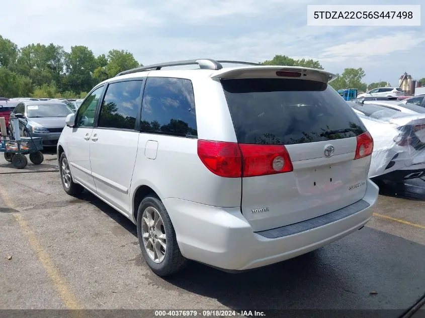 5TDZA22C56S447498 2006 Toyota Sienna Xle