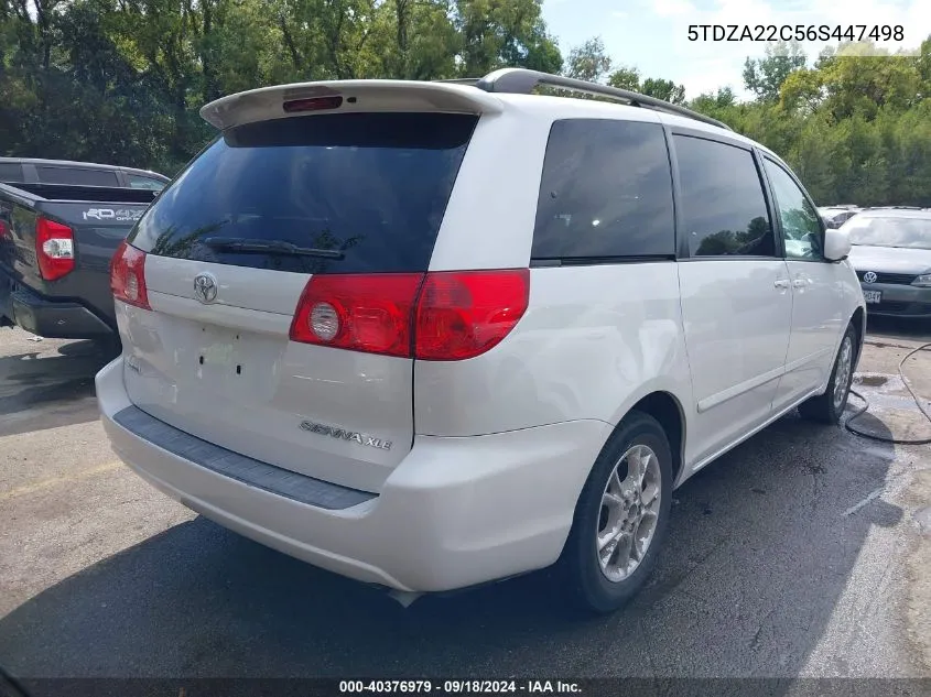 5TDZA22C56S447498 2006 Toyota Sienna Xle