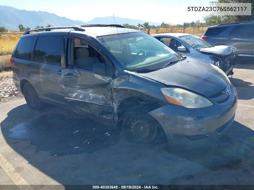 5TDZA23C76S562117 2006 Toyota Sienna Ce