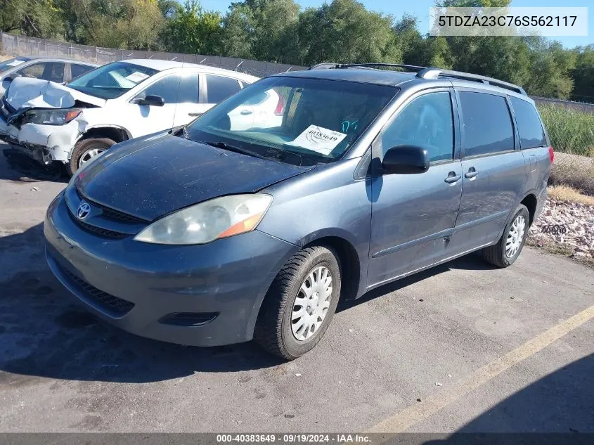 5TDZA23C76S562117 2006 Toyota Sienna Ce