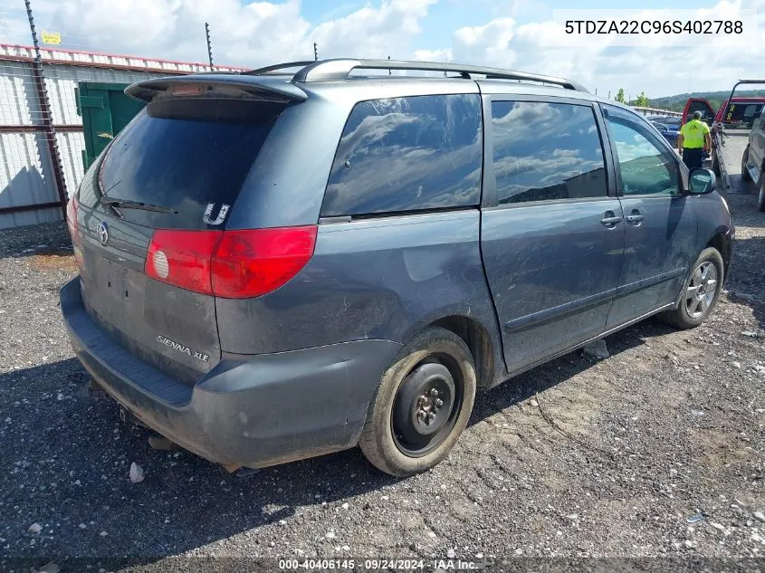 5TDZA22C96S402788 2006 Toyota Sienna Xle