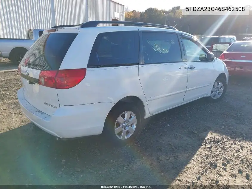5TDZA23C46S462508 2006 Toyota Sienna Ce
