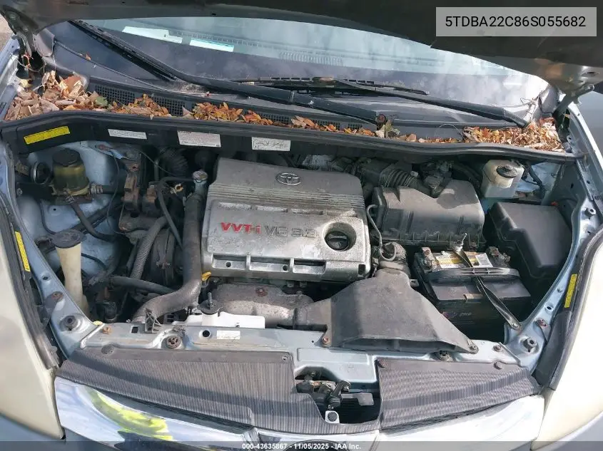 5TDBA22C86S055682 2006 Toyota Sienna Xle Limited