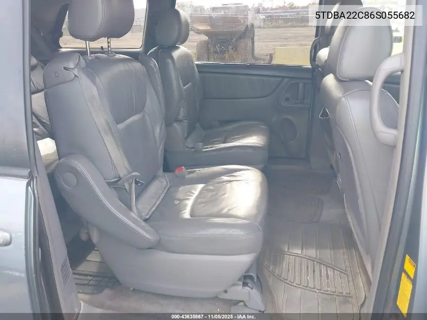5TDBA22C86S055682 2006 Toyota Sienna Xle Limited