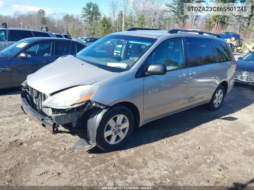 5TDZA23C86S501245 2006 Toyota Sienna Le