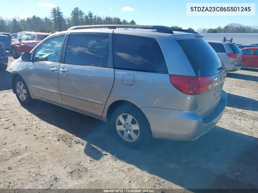 5TDZA23C86S501245 2006 Toyota Sienna Le