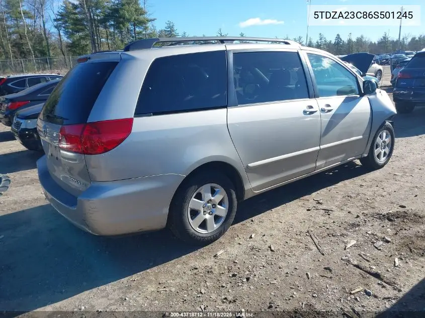 5TDZA23C86S501245 2006 Toyota Sienna Le