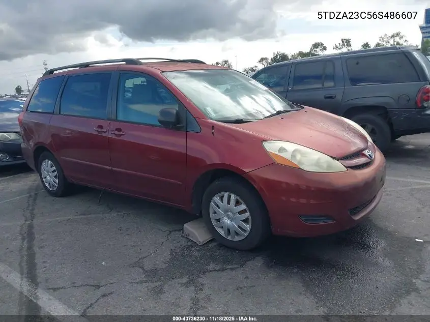 5TDZA23C56S486607 2006 Toyota Sienna Le