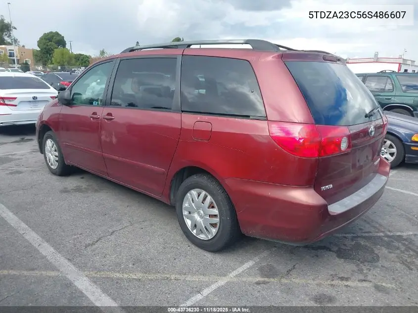 5TDZA23C56S486607 2006 Toyota Sienna Le
