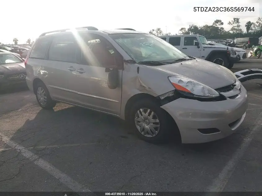 5TDZA23C36S569744 2006 Toyota Sienna Le