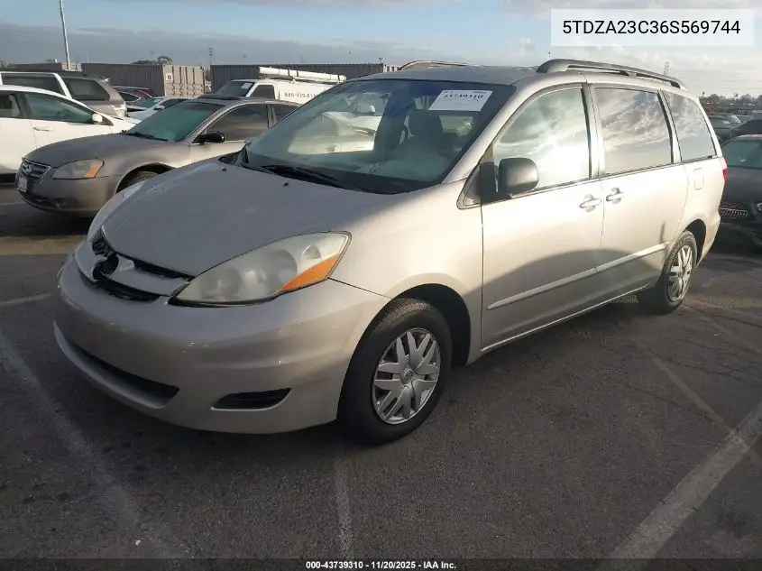 5TDZA23C36S569744 2006 Toyota Sienna Le