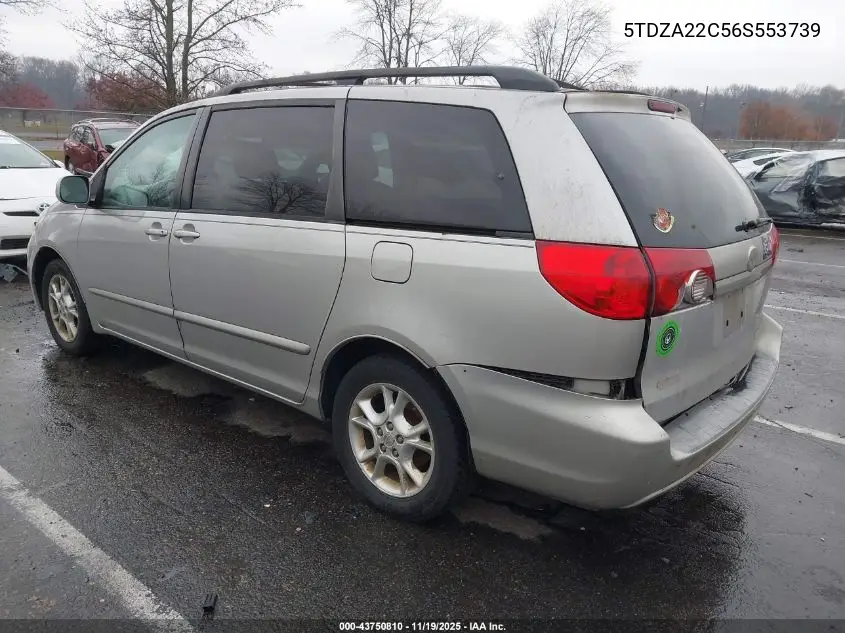 5TDZA22C56S553739 2006 Toyota Sienna Xle