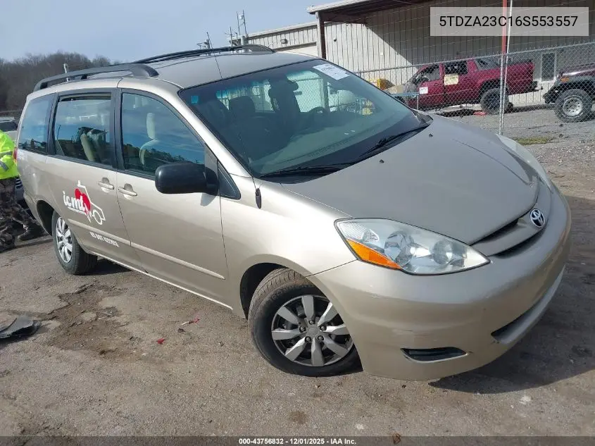 5TDZA23C16S553557 2006 Toyota Sienna Ce