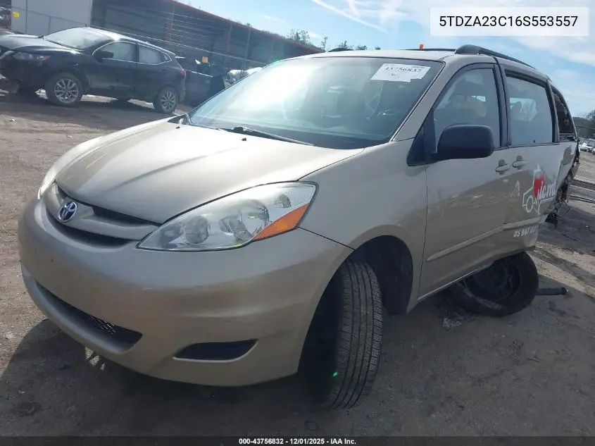 5TDZA23C16S553557 2006 Toyota Sienna Ce