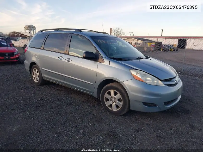 5TDZA23CX6S476395 2006 Toyota Sienna Le