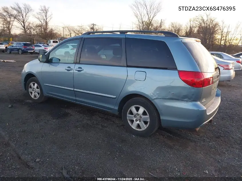 5TDZA23CX6S476395 2006 Toyota Sienna Le