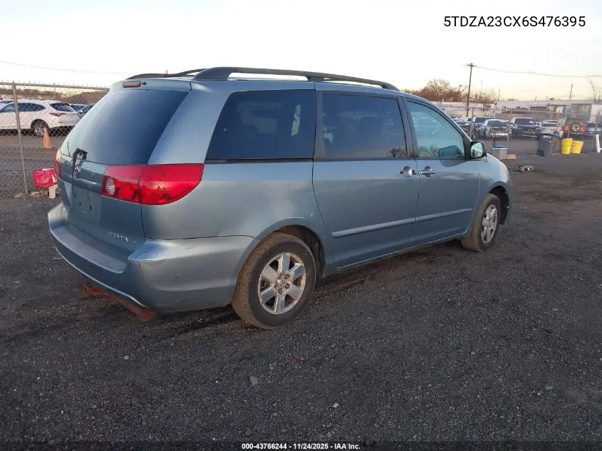 5TDZA23CX6S476395 2006 Toyota Sienna Le