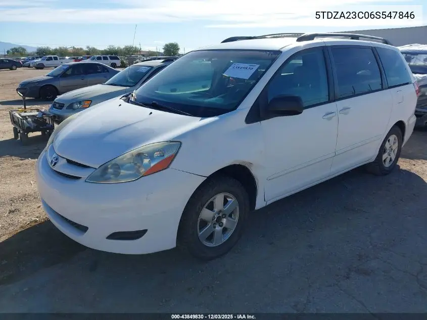 5TDZA23C06S547846 2006 Toyota Sienna Le
