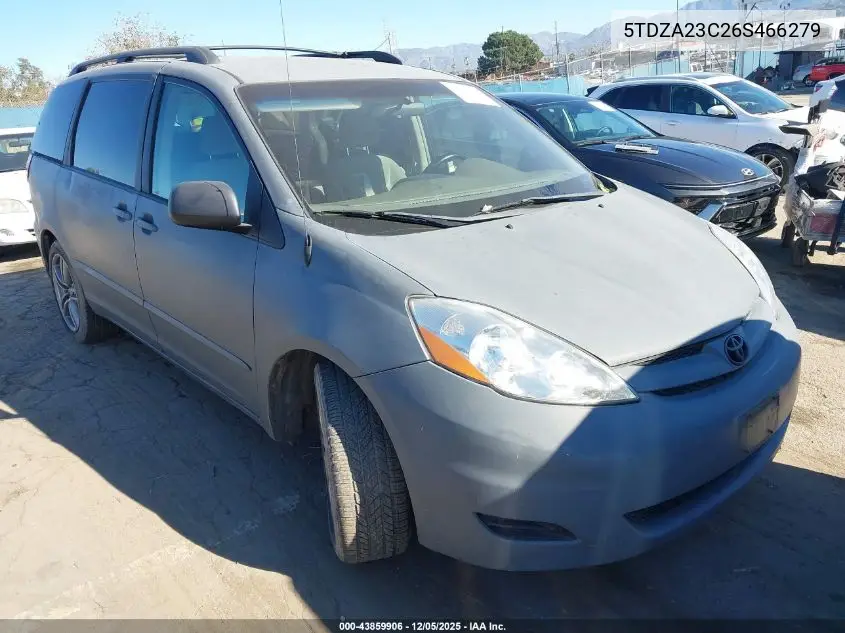 5TDZA23C26S466279 2006 Toyota Sienna Le