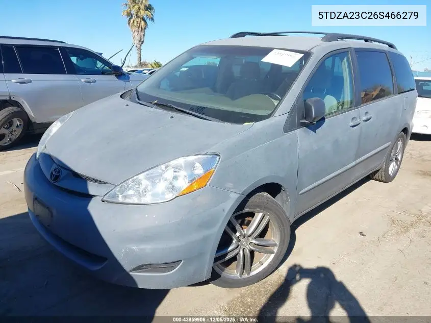 5TDZA23C26S466279 2006 Toyota Sienna Le