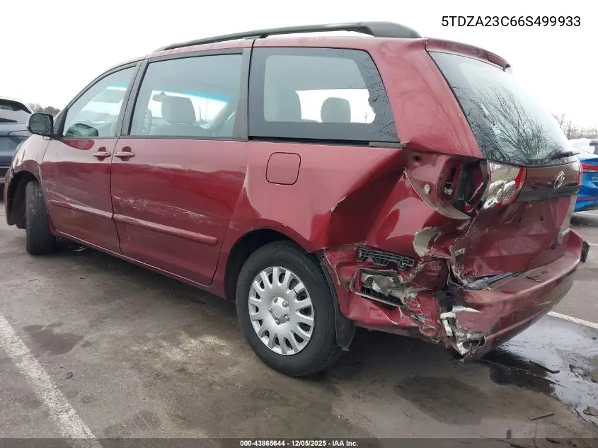 5TDZA23C66S499933 2006 Toyota Sienna Ce