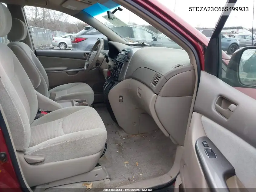 5TDZA23C66S499933 2006 Toyota Sienna Ce