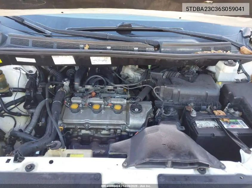 5TDBA23C36S059041 2006 Toyota Sienna Le