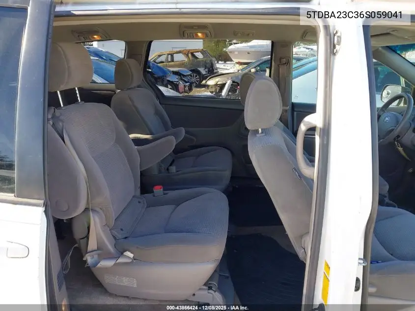 5TDBA23C36S059041 2006 Toyota Sienna Le