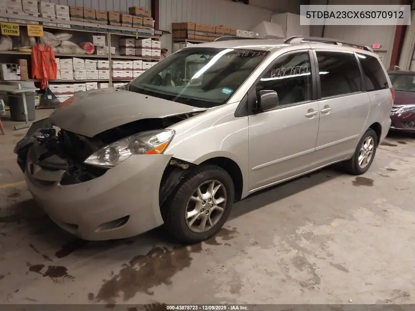 5TDBA23CX6S070912 2006 Toyota Sienna Le