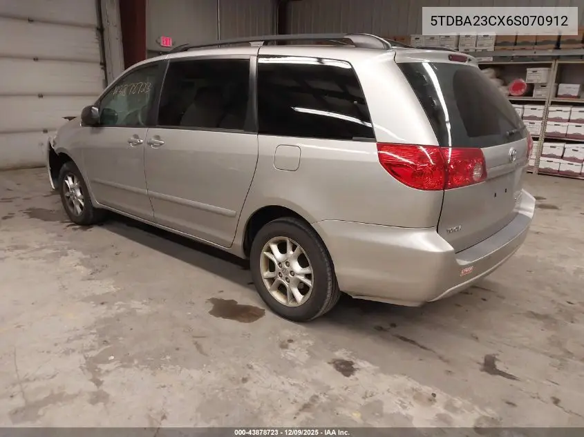 5TDBA23CX6S070912 2006 Toyota Sienna Le