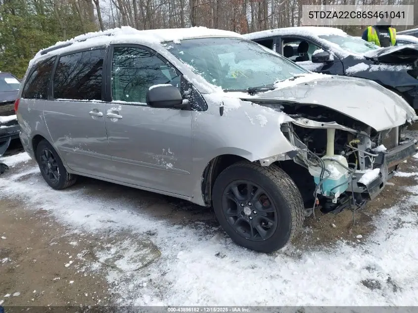 5TDZA22C86S461041 2006 Toyota Sienna Xle