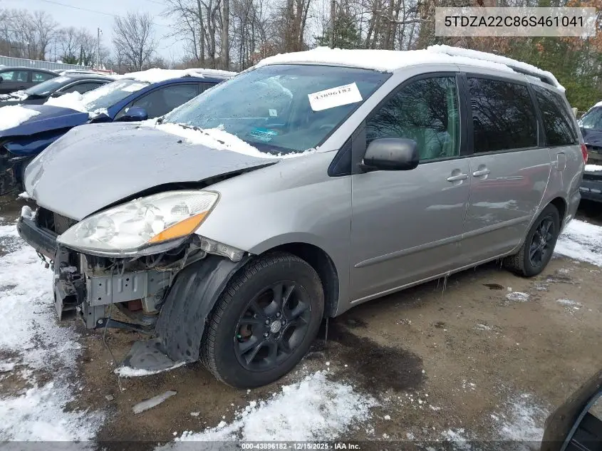 5TDZA22C86S461041 2006 Toyota Sienna Xle