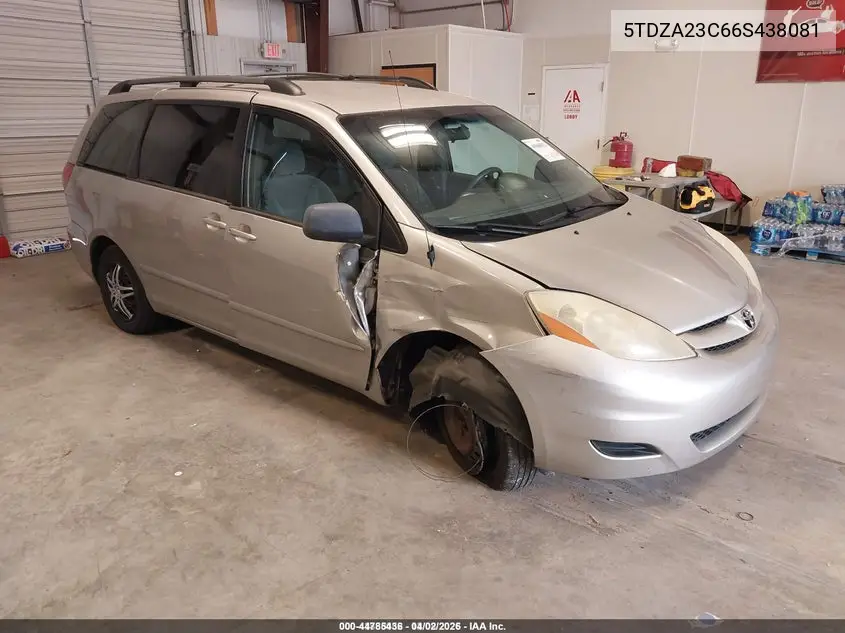 5TDZA23C66S438081 2006 Toyota Sienna Le