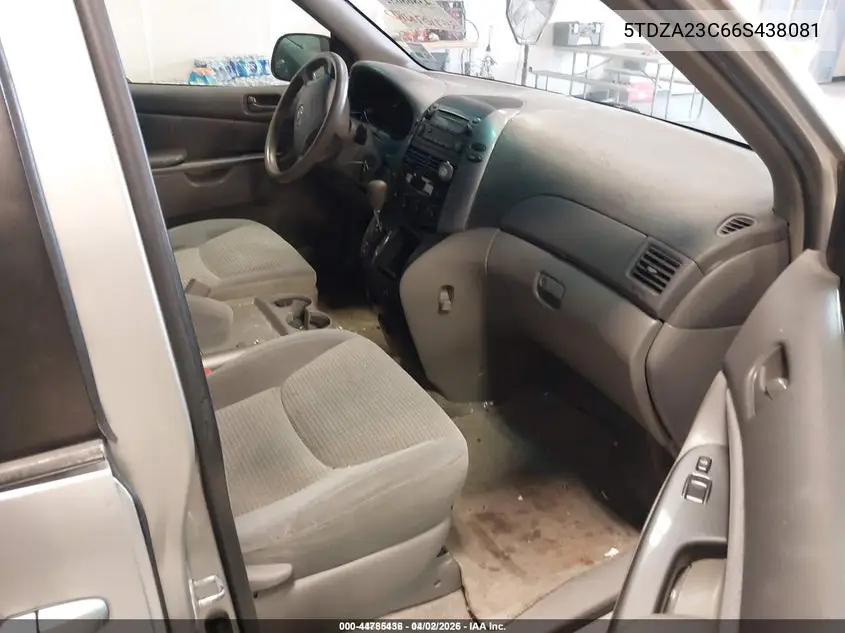 5TDZA23C66S438081 2006 Toyota Sienna Le