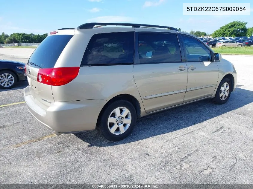 5TDZK22C67S009054 2007 Toyota Sienna Xle